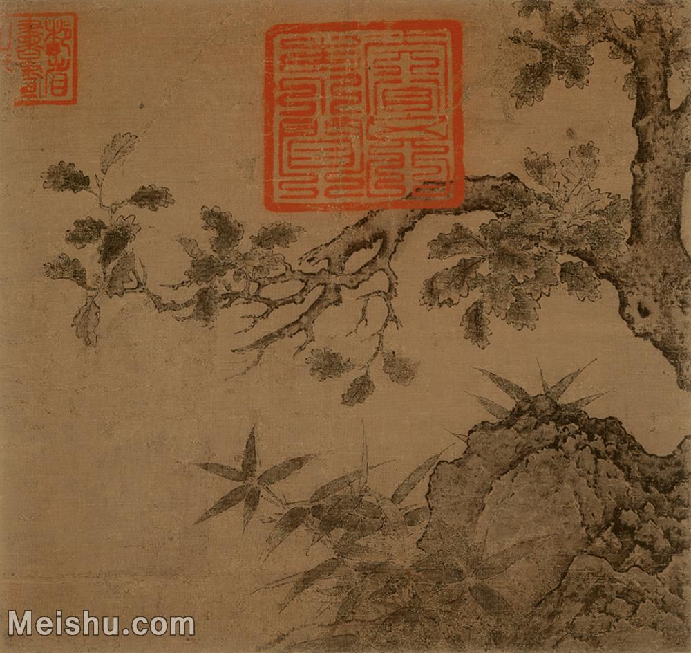 【印刷级】GH6156000古画古木竹石图植物小品图片-33M-3534X3335.jpg