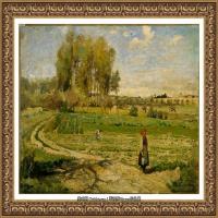 法国印象派大师卡米耶毕沙罗Camille Pissarro油画作品高清图片风景油画高清图片资料 (65)