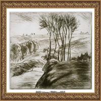 法国印象派大师卡米耶毕沙罗Camille Pissarro油画作品高清图片风景油画高清图片资料 (66)