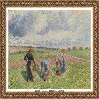 法国印象派大师卡米耶毕沙罗Camille Pissarro油画作品高清图片风景油画高清图片资料 (81)