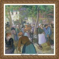 法国印象派大师卡米耶毕沙罗Camille Pissarro油画作品高清图片风景油画高清图片资料 (280)